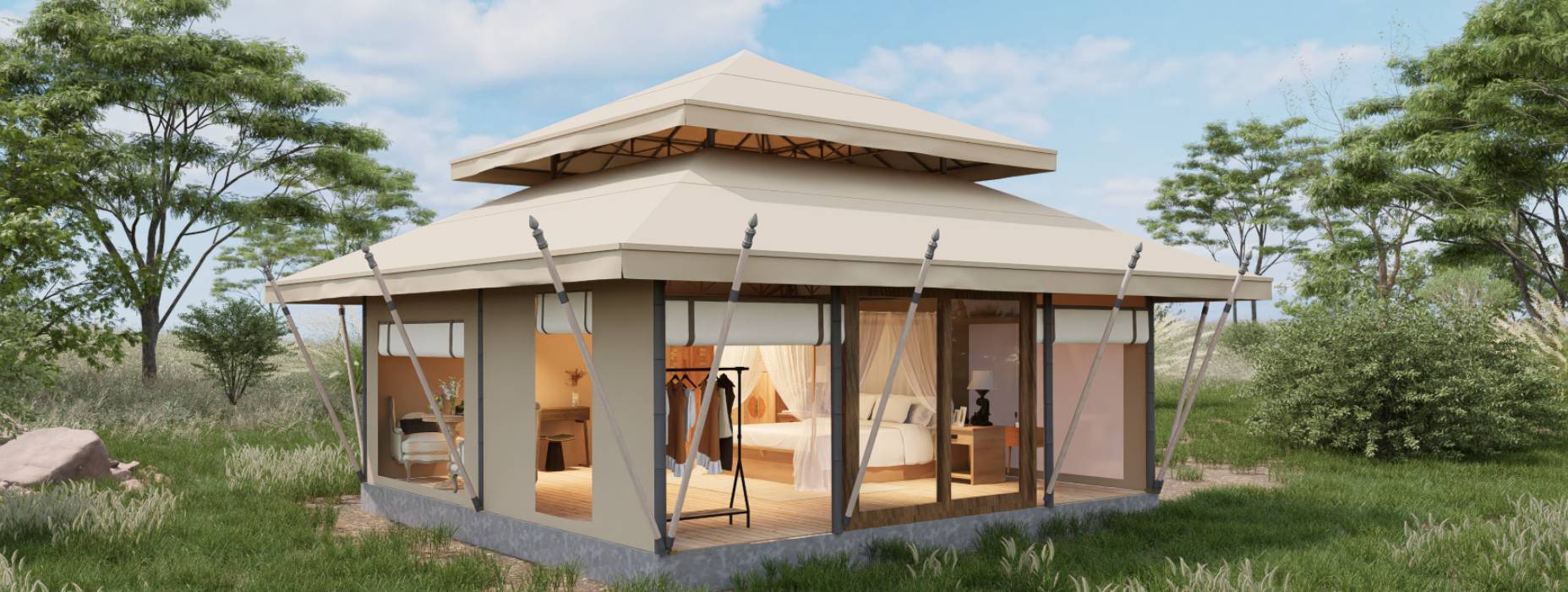 邳州市户外野奢帐篷